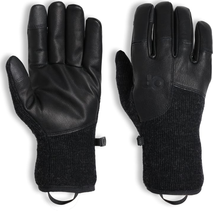 Outdoor Research Men's Flurry Drivin Gloves Solid Black Outdoor Research