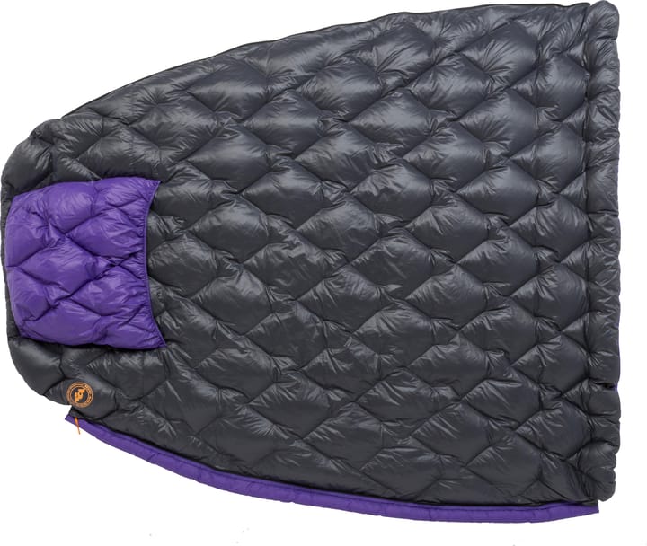 Big Agnes Fly Creek Ul Zip Quilt 50 (850 Rds Downtek) Long Asphalt/royal Purple Big Agnes