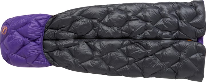Big Agnes Fly Creek Ul Zip Quilt 50 (850 Rds Downtek) Long Asphalt/royal Purple Big Agnes