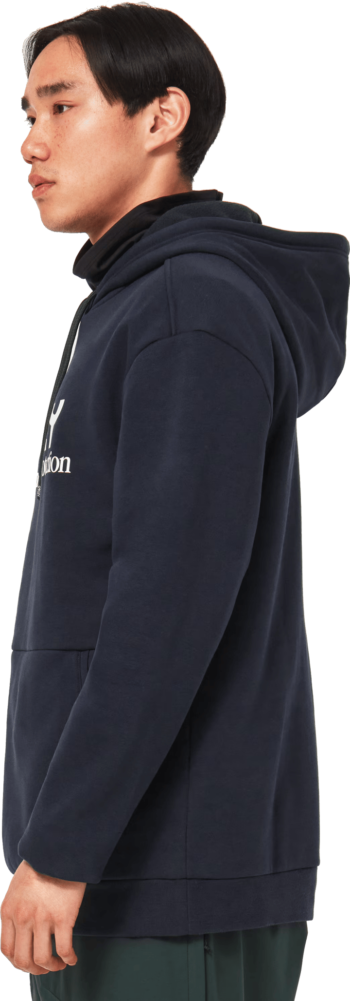 Oakley Men's Rider Long 2.0 Hoodie Black/White Oakley Oakley Men's Rider Long 2.0 Hoodie Black/White Oakley