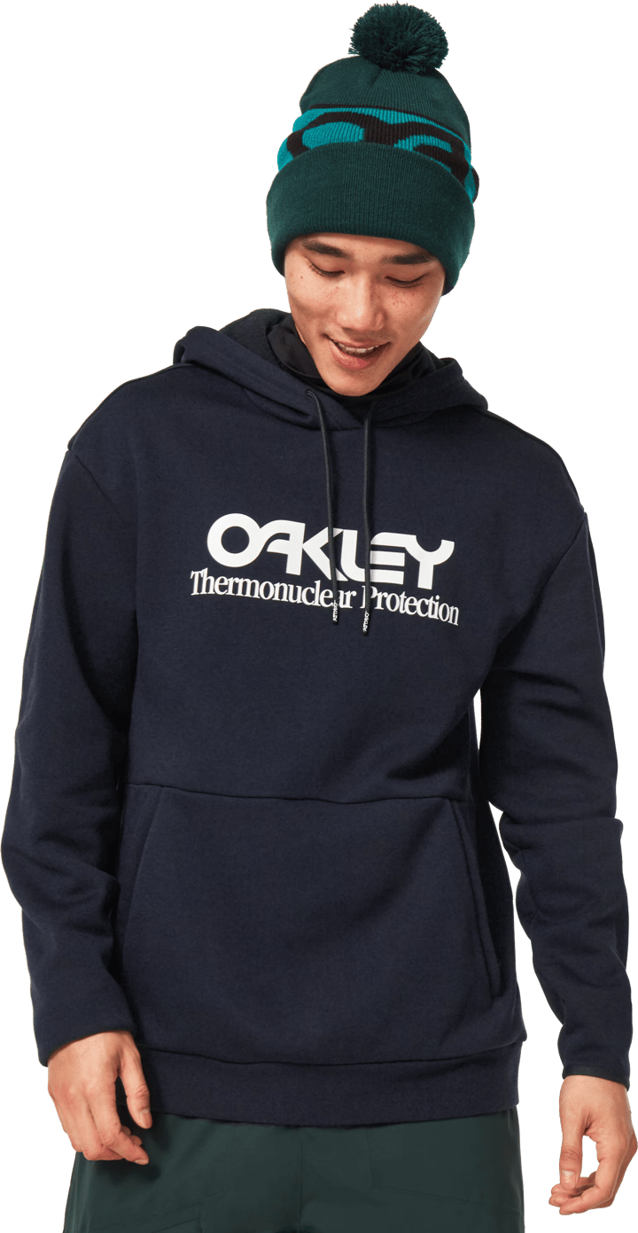 Oakley Men's Rider Long 2.0 Hoodie Black/White Oakley Oakley Men's Rider Long 2.0 Hoodie Black/White Oakley
