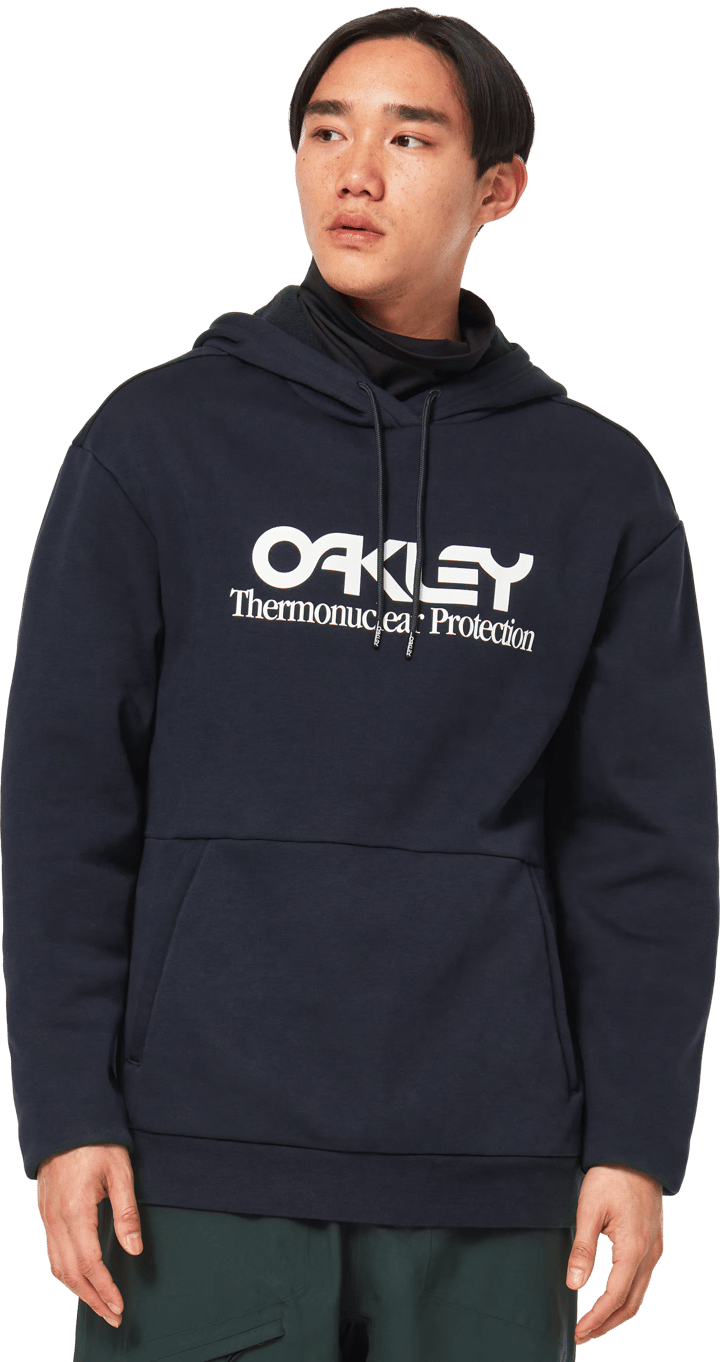 Oakley Men's Rider Long 2.0 Hoodie Black/White Oakley Oakley Men's Rider Long 2.0 Hoodie Black/White Oakley