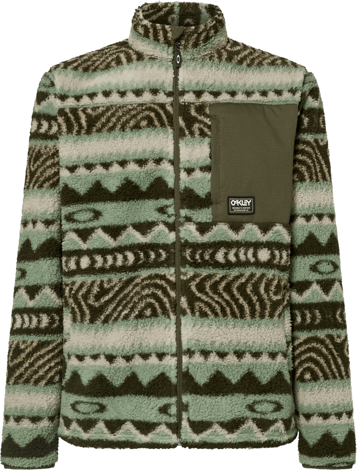 Oakley Men's Mountain Fire Sherpa Green Norway Pattern Oakley