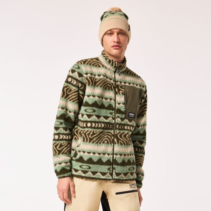 Oakley Men's Mountain Fire Sherpa Green Norway Pattern Oakley