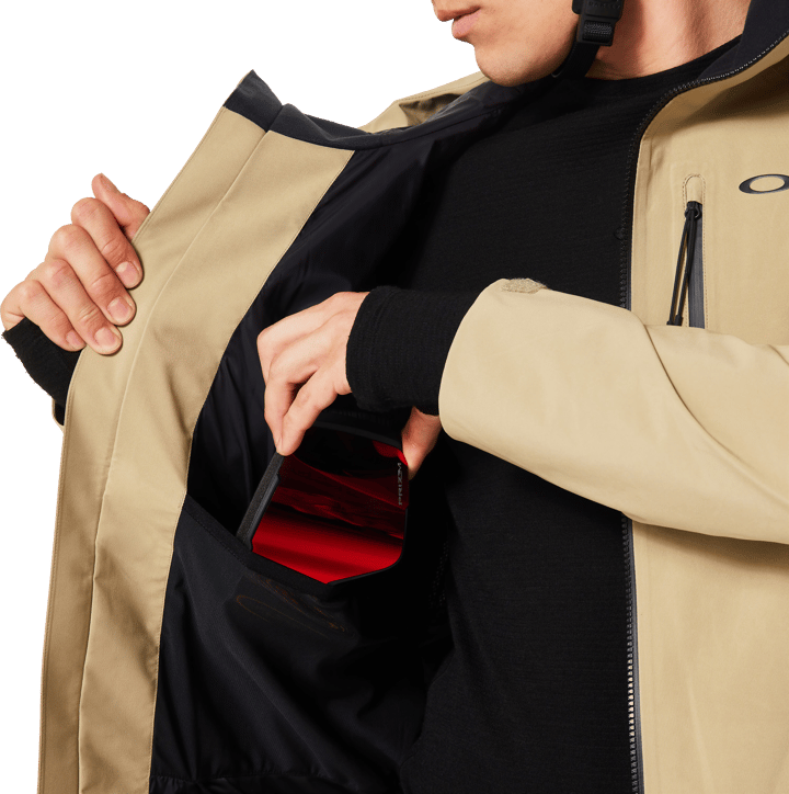 Oakley Men's Unbound GORE-TEX Shell Jacket 2.0 Pebble Oakley Oakley Men's Unbound GORE-TEX Shell Jacket 2.0 Pebble Oakley