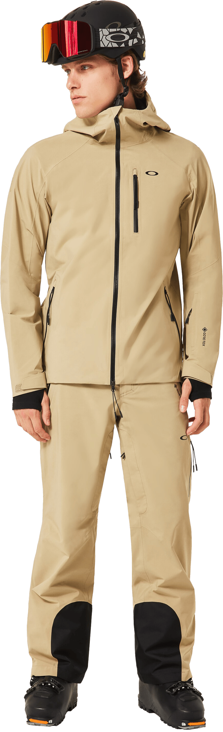 Oakley Men's Unbound GORE-TEX Shell Jacket 2.0 Pebble Oakley Oakley Men's Unbound GORE-TEX Shell Jacket 2.0 Pebble Oakley