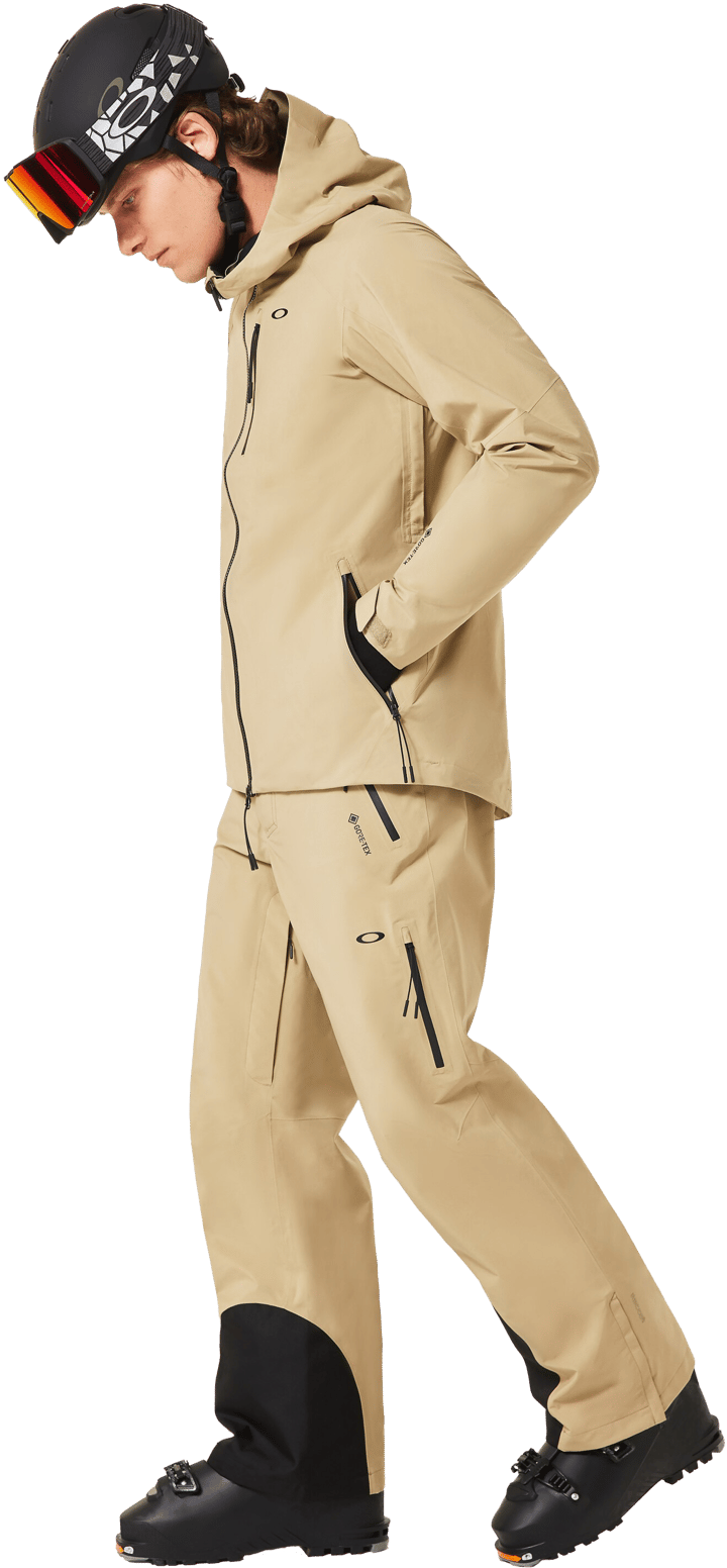 Oakley Men's Unbound GORE-TEX Shell Jacket 2.0 Pebble Oakley Oakley Men's Unbound GORE-TEX Shell Jacket 2.0 Pebble Oakley