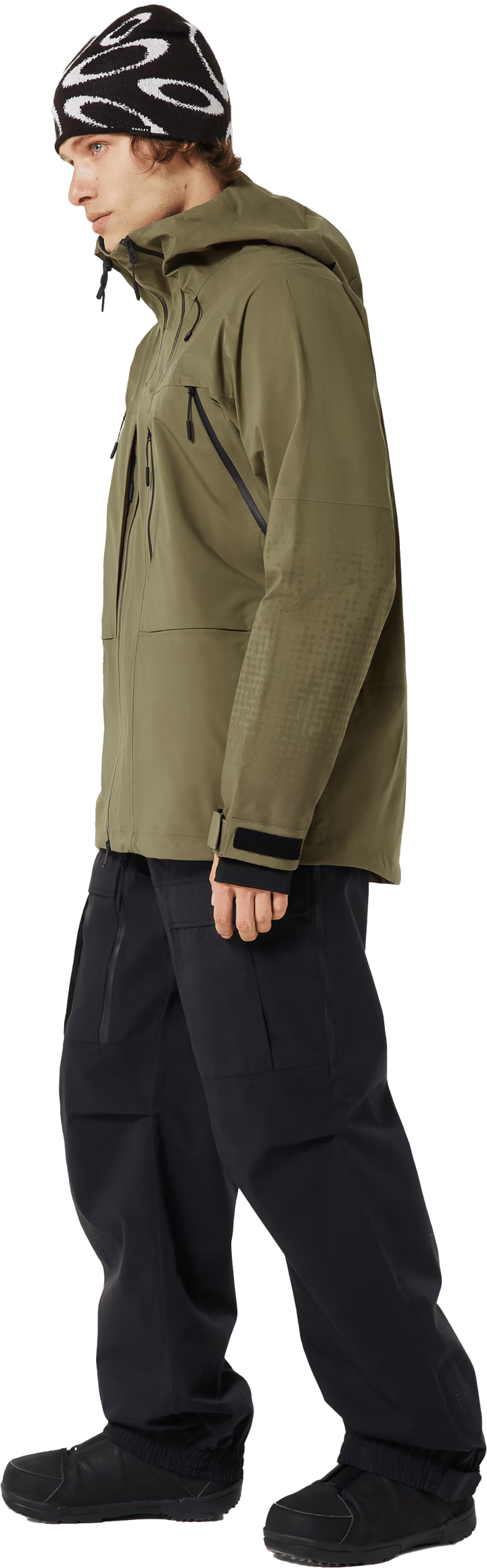 Oakley Men's Baldface Shell Jacket Army Green Oakley Oakley Men's Baldface Shell Jacket Army Green Oakley