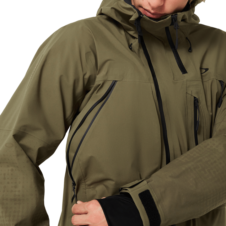Oakley Men's Baldface Shell Jacket Army Green Oakley Oakley Men's Baldface Shell Jacket Army Green Oakley