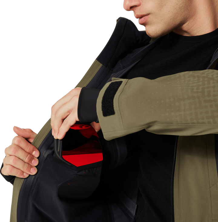 Oakley Men's Baldface Shell Jacket Army Green Oakley Oakley Men's Baldface Shell Jacket Army Green Oakley