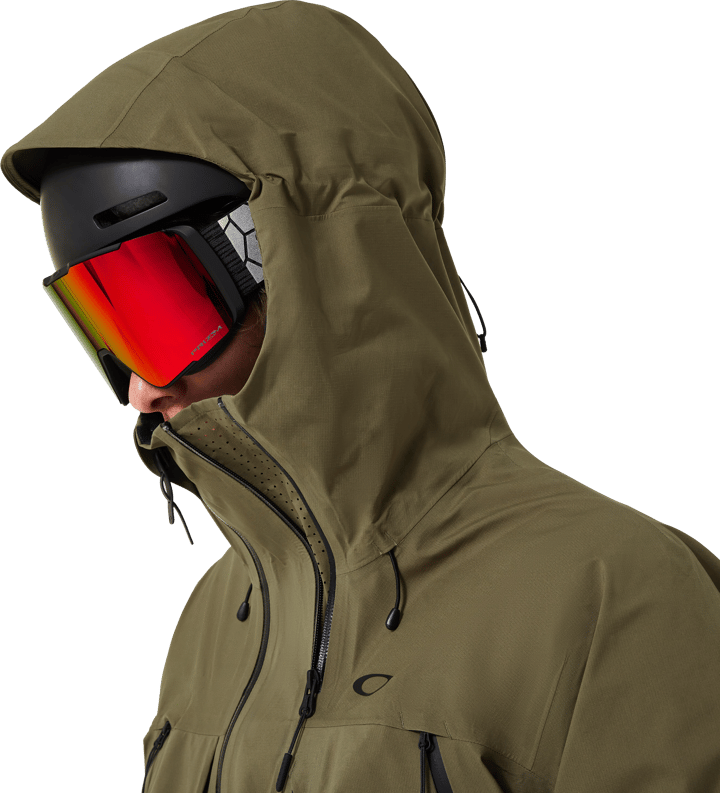 Oakley Men's Baldface Shell Jacket Army Green Oakley Oakley Men's Baldface Shell Jacket Army Green Oakley