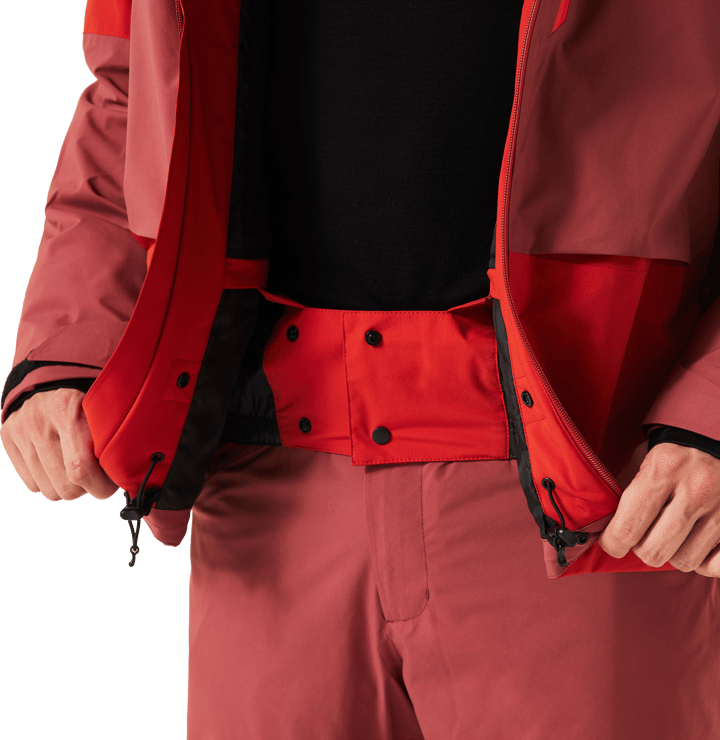 Oakley Men's Canopy Pro Insulated Jacket Flame Red/Rosewood Oakley Oakley Men's Canopy Pro Insulated Jacket Flame Red/Rosewood Oakley