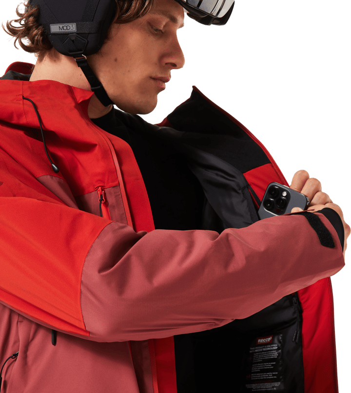 Oakley Men's Canopy Pro Insulated Jacket Flame Red/Rosewood Oakley Oakley Men's Canopy Pro Insulated Jacket Flame Red/Rosewood Oakley