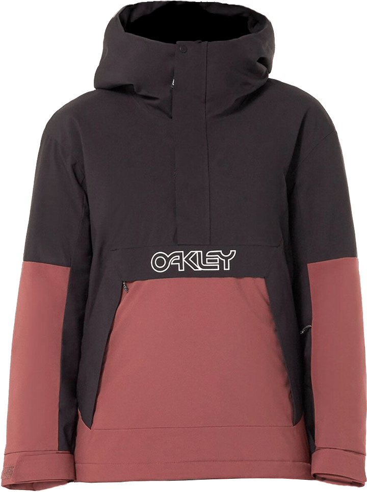 Oakley Women's Tnp Tbt Insulated Anorak Blackout/grenache Oakley