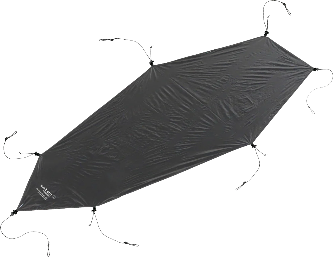 Nordisk Svalbard 1 Si (2.0) Footprint Black  OneSize