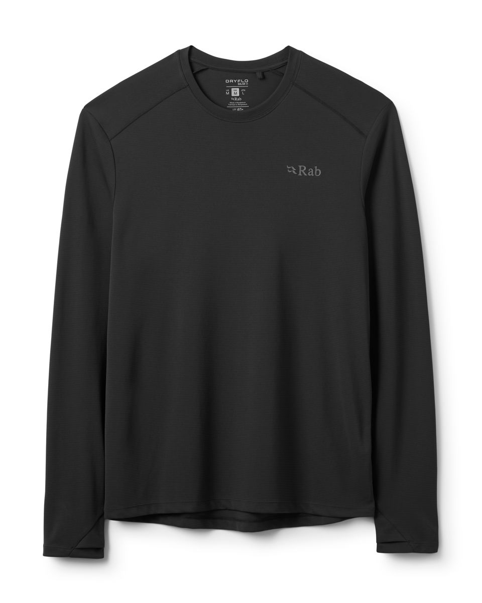 Rab Force Ls Tee Black