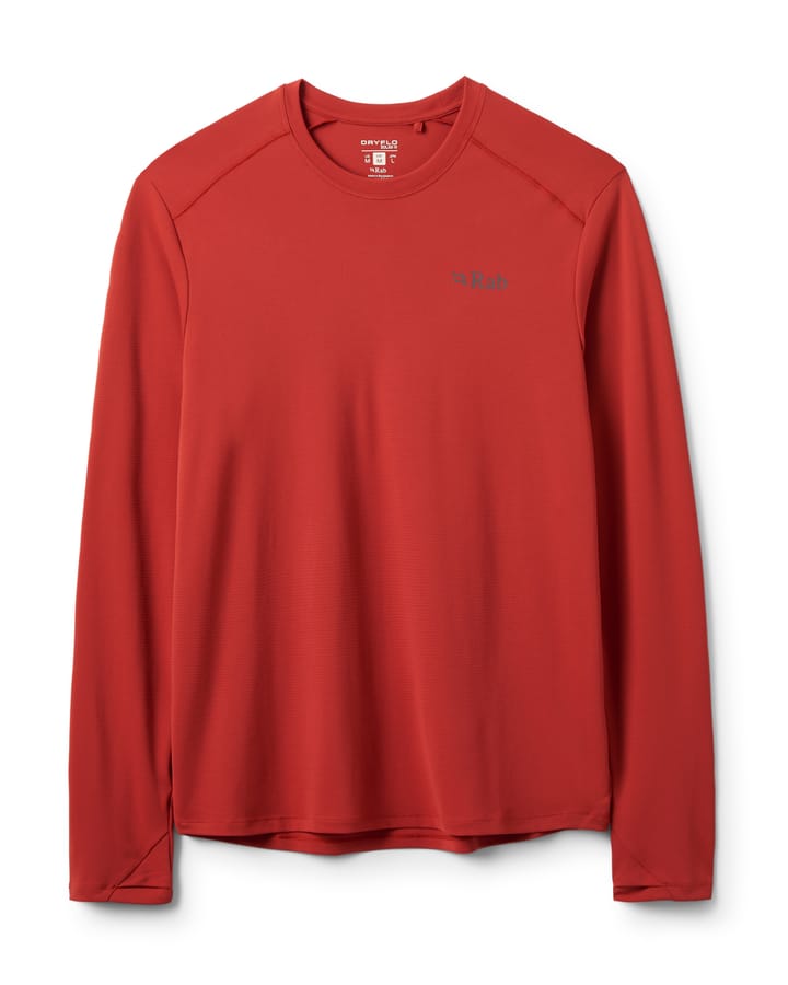 Rab Force Ls Tee Tuscan Red Rab
