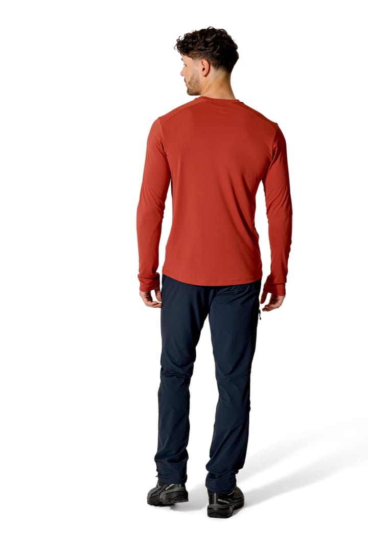Rab Force Ls Tee Tuscan Red Rab