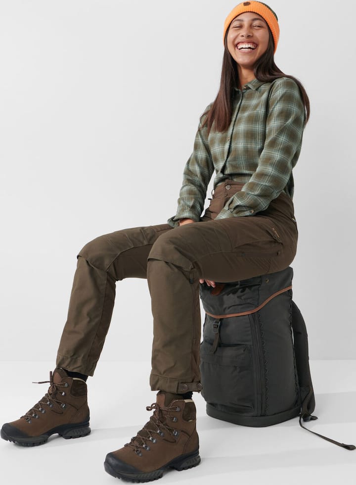 Fjällräven Women's Forest Hybrid Trousers Dark Olive Fjällräven