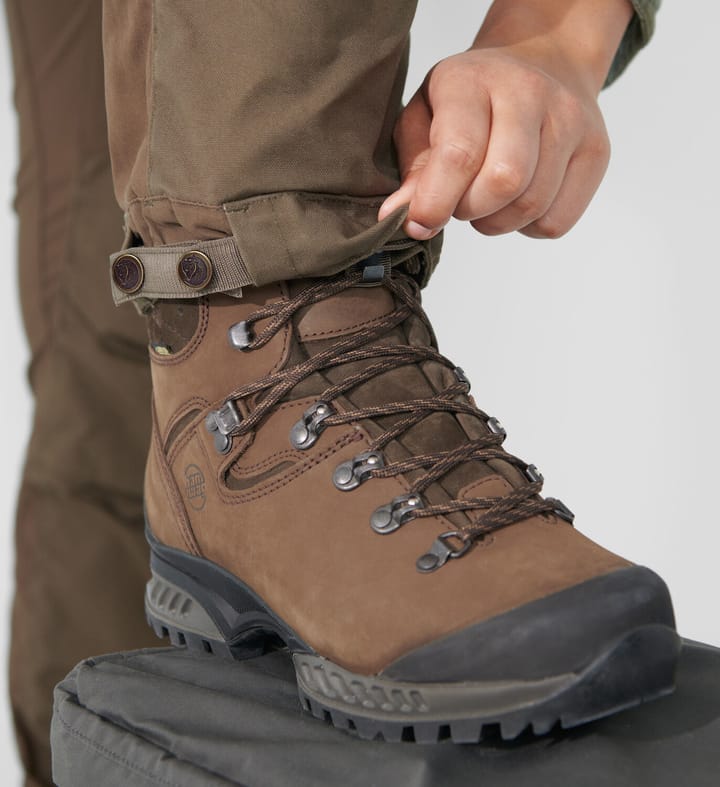 Fjällräven Women's Forest Hybrid Trousers Dark Olive Fjällräven