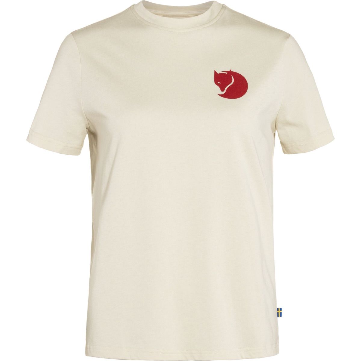 Fjällräven Women's Fox Boxy Logo Tee Chalk White