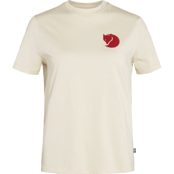 Fjällräven Women's Fox Boxy Logo Tee Chalk White Fjällräven