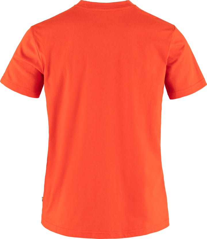 Fjällräven Women's Fox Boxy Logo Tee Flame Orange Fjällräven