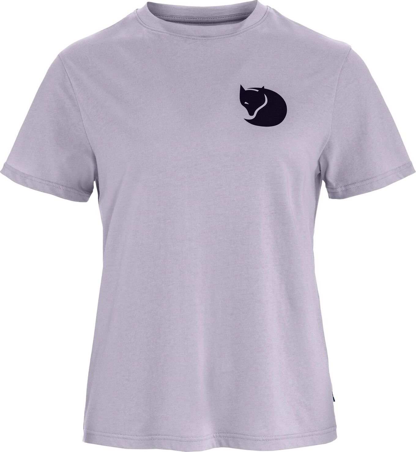 Fjällräven Women's Fox Boxy Logo Tee Lavender Mist
