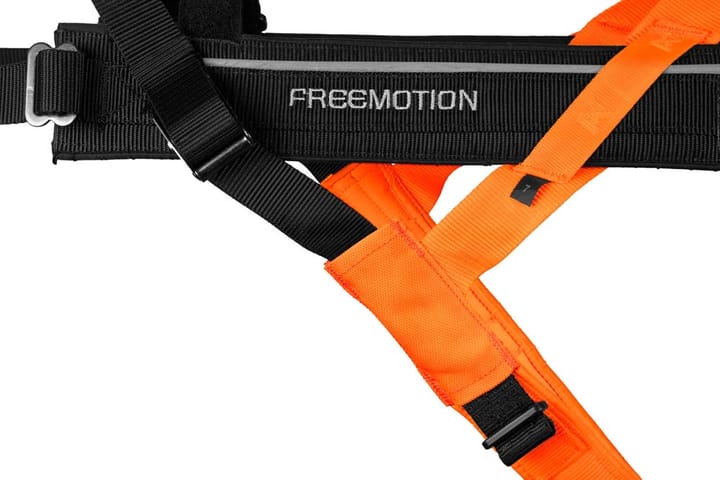 Non-stop Dogwear Freemotion Harness 5.0 Size 9 Black/Orange Non-stop Dogwear