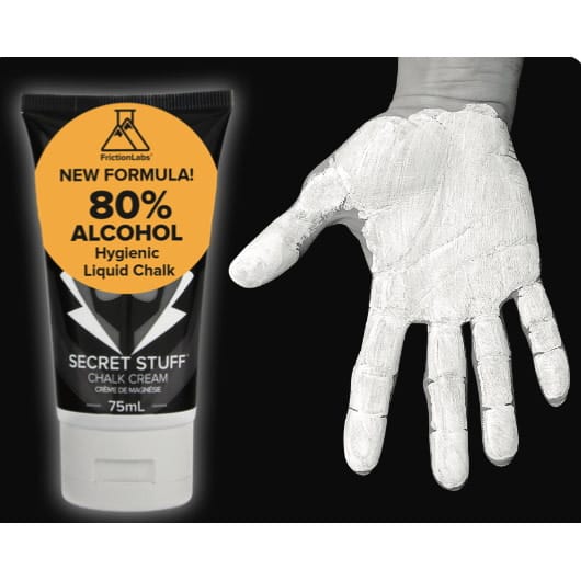 Friction Labs Secret Stuff Hygienic 80% Alcohol Liquid 75ml Black Friction Labs