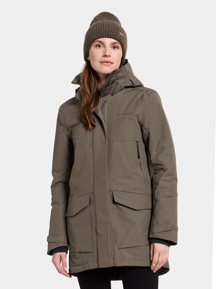 Didriksons Women's Frida Parka 7 Mocha Brown Didriksons