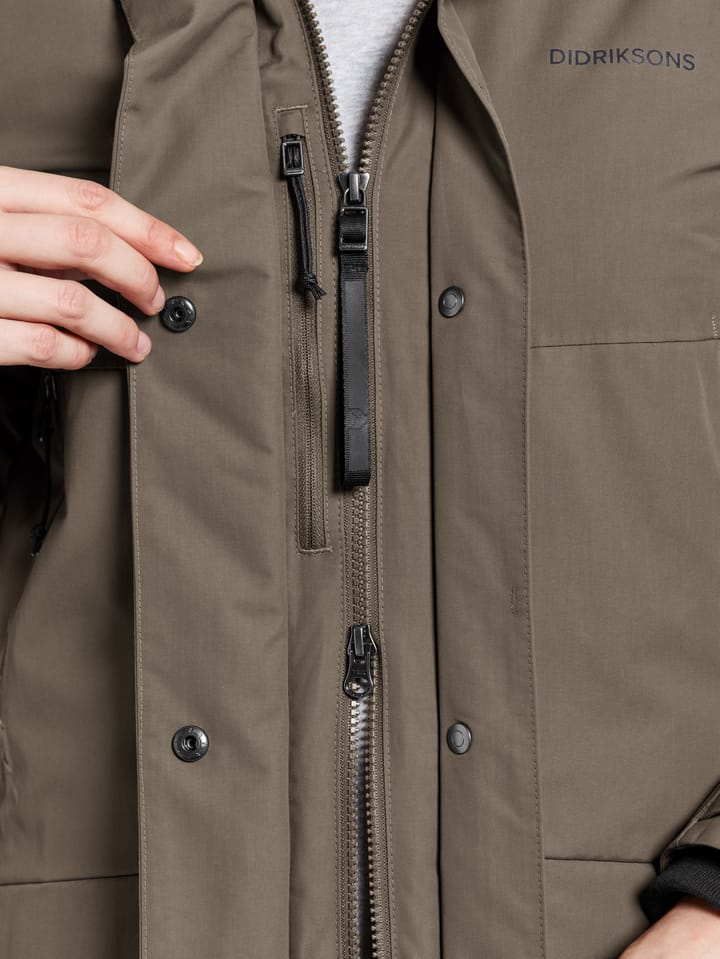 Didriksons Women's Frida Parka 7 Mocha Brown Didriksons