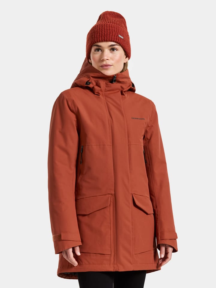 Didriksons Women's Frida Parka 7 Rust Didriksons Didriksons Women's Frida Parka 7 Rust Didriksons