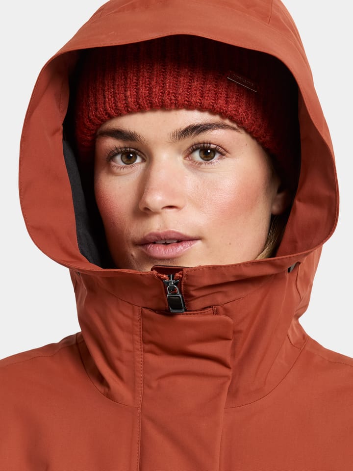 Didriksons Women's Frida Parka 7 Rust Didriksons