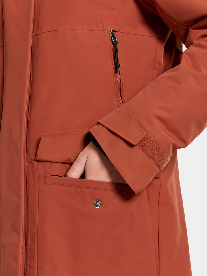 Didriksons Women's Frida Parka 7 Rust Didriksons