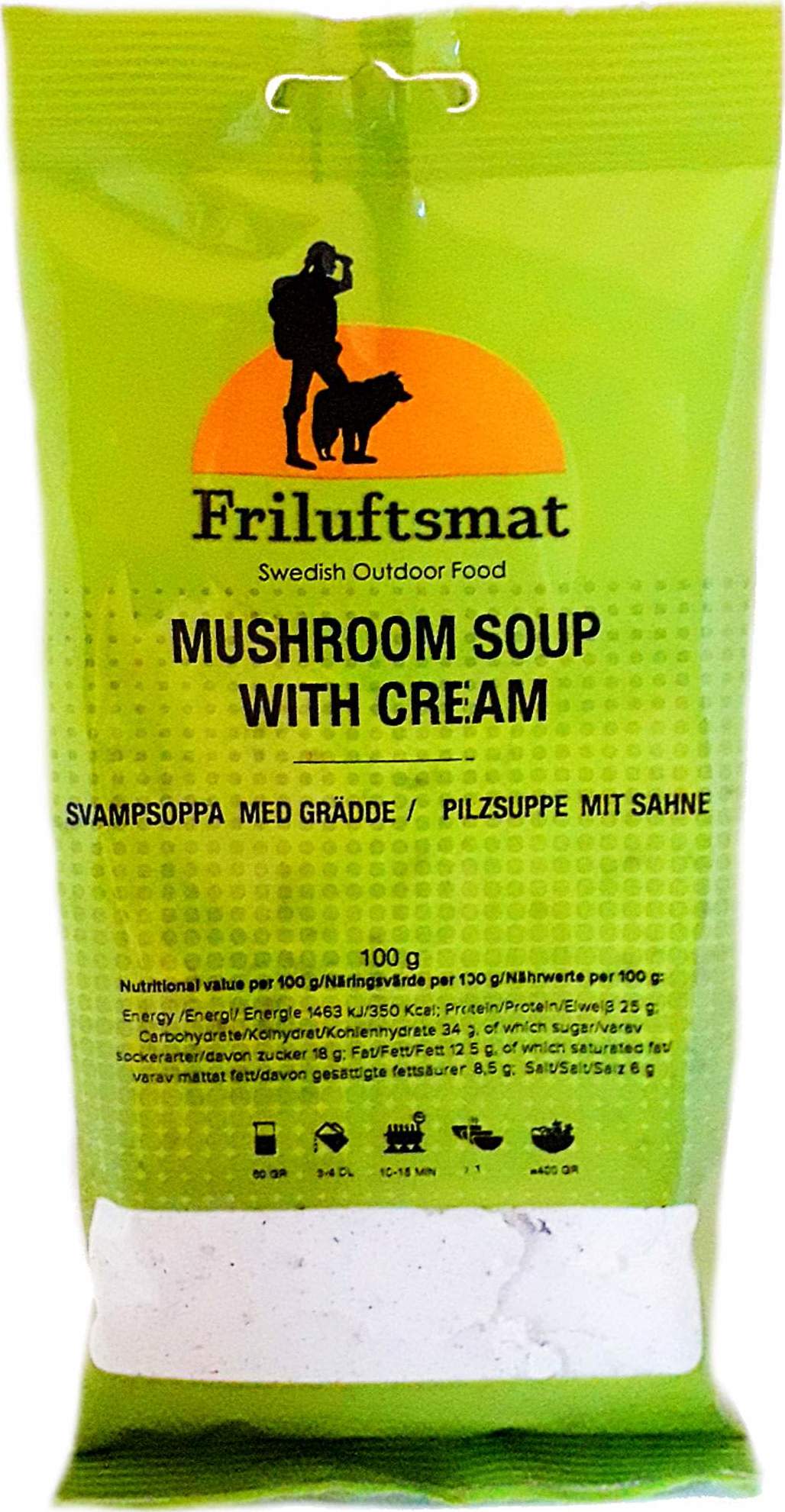 Friluftsmat Mushroom Soup With Cream Mushroom Soup With Cream Friluftsmat 100g