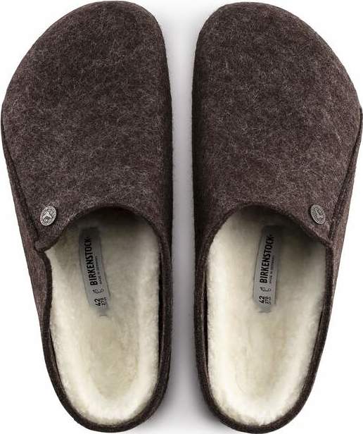 Birkenstock Zermatt Shearling Wool Felt Mocha Birkenstock