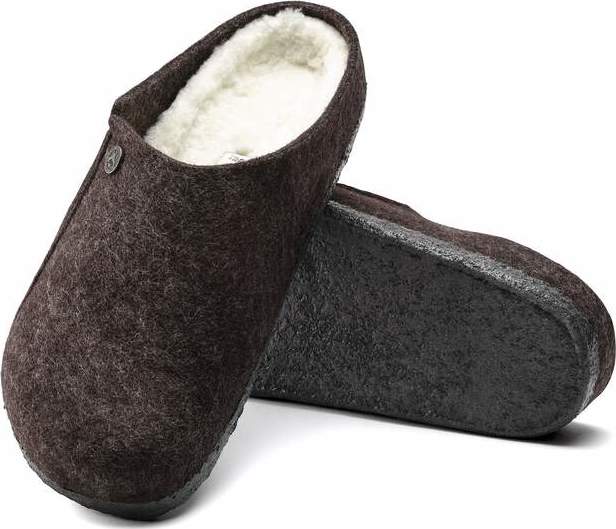 Birkenstock Zermatt Shearling Wool Felt Mocha Birkenstock