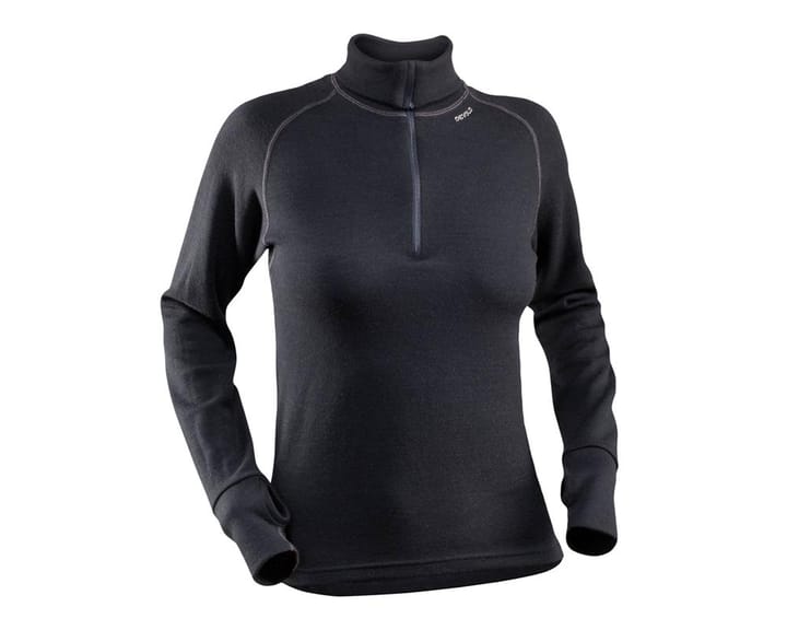 Devold Women's Expedition Zip Neck BLACK Devold