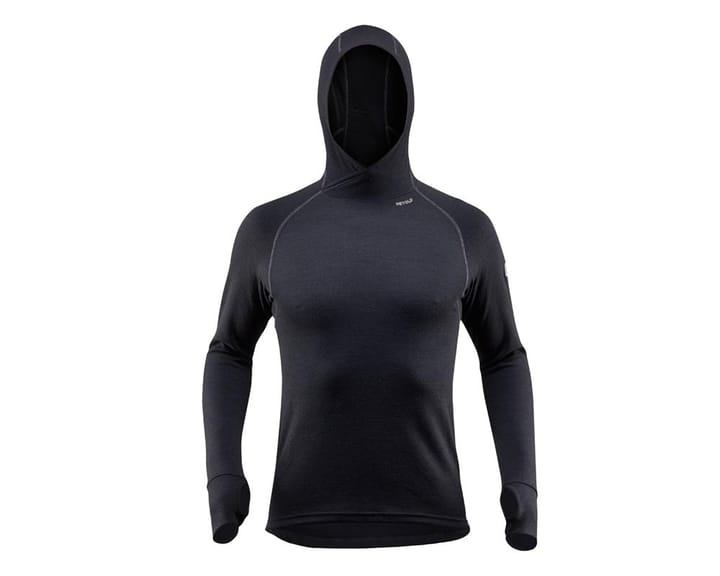 Devold Expedition Man Hoodie Black/Sort Herre Devold