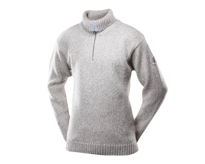 Devold Nansen Sweater Zip Neck Grey Melange/Grå Unisex Devold