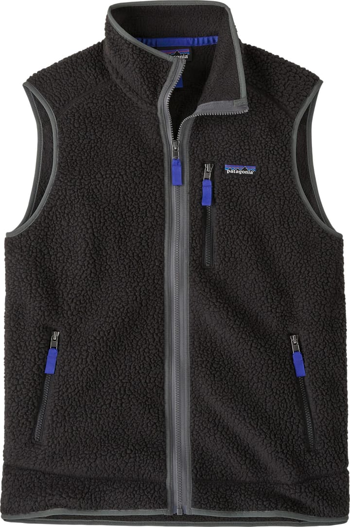 Patagonia Men's Retro Pile Vest Black W/forge Grey Patagonia