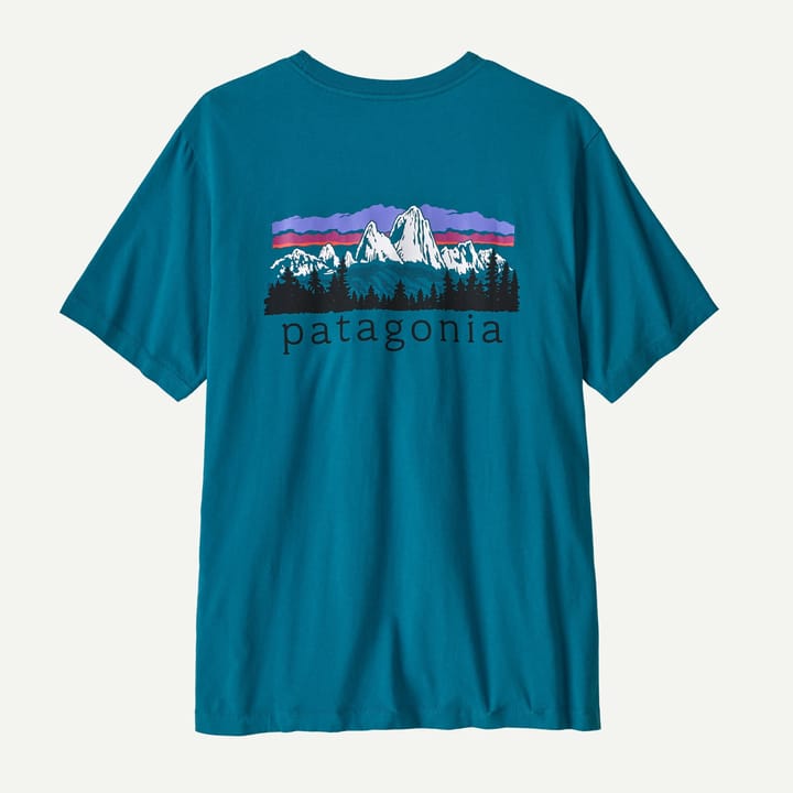 Patagonia M'S Fitz Roy Foothills T-Shirt Glacial Blue Patagonia
