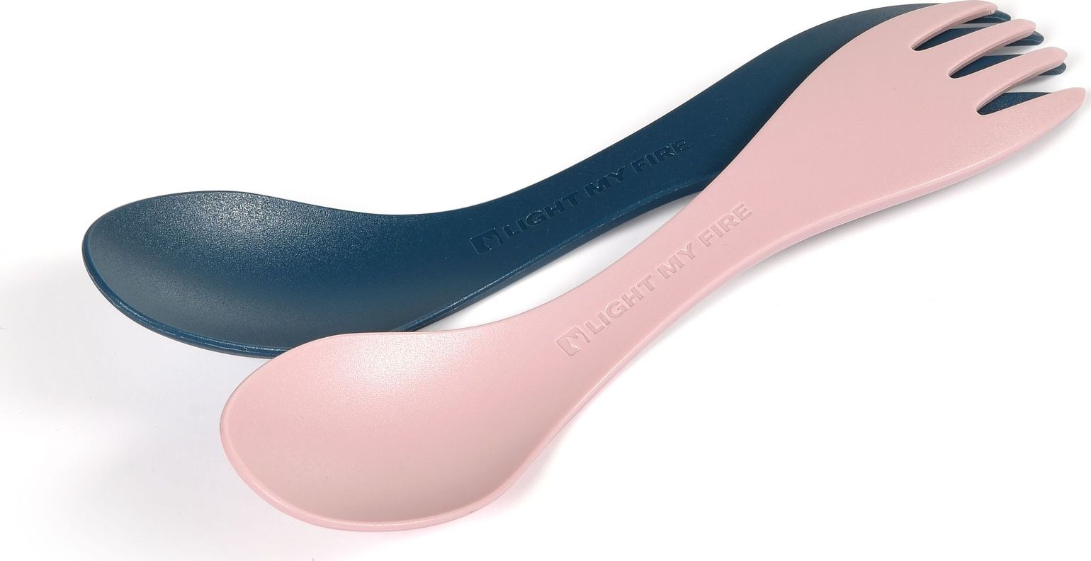 Light My Fire Spork Little 2-Pack Hazyblue/dustypink