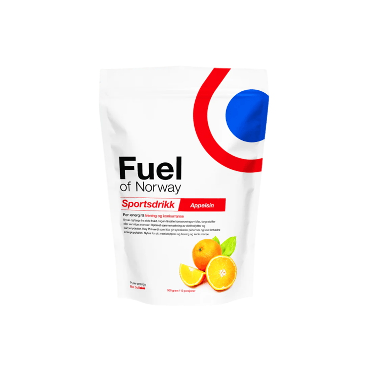Fuel of Norway Sportsdrikke 0,5kg Appelsin Fuel of Norway