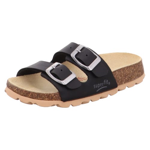 Superfit Kids' Fussbettpantoffel Black Superfit