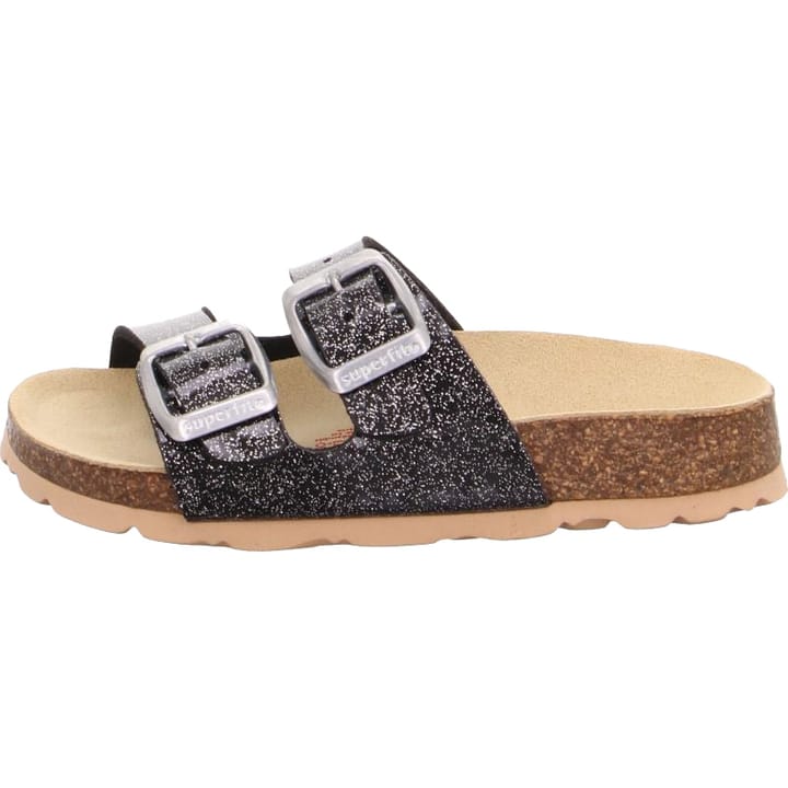 Superfit Kids' Fussbettpantoffel Black Combi Superfit