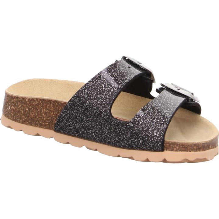 Superfit Kids' Fussbettpantoffel Black Combi Superfit
