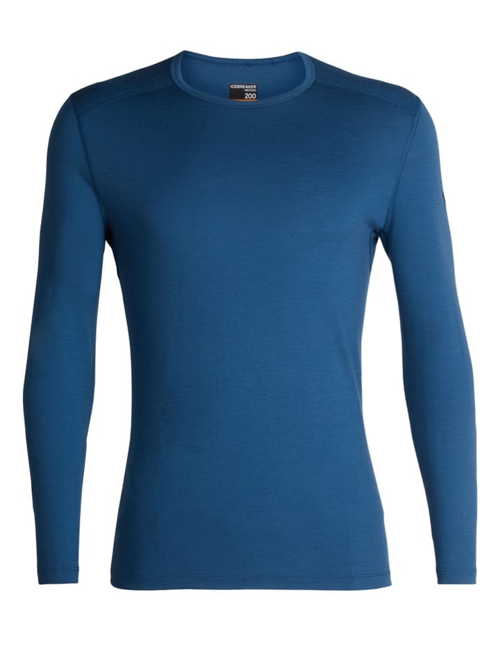 Icebreaker Men's 200 Oasis Long Sleeve Crewe Atlantis Icebreaker