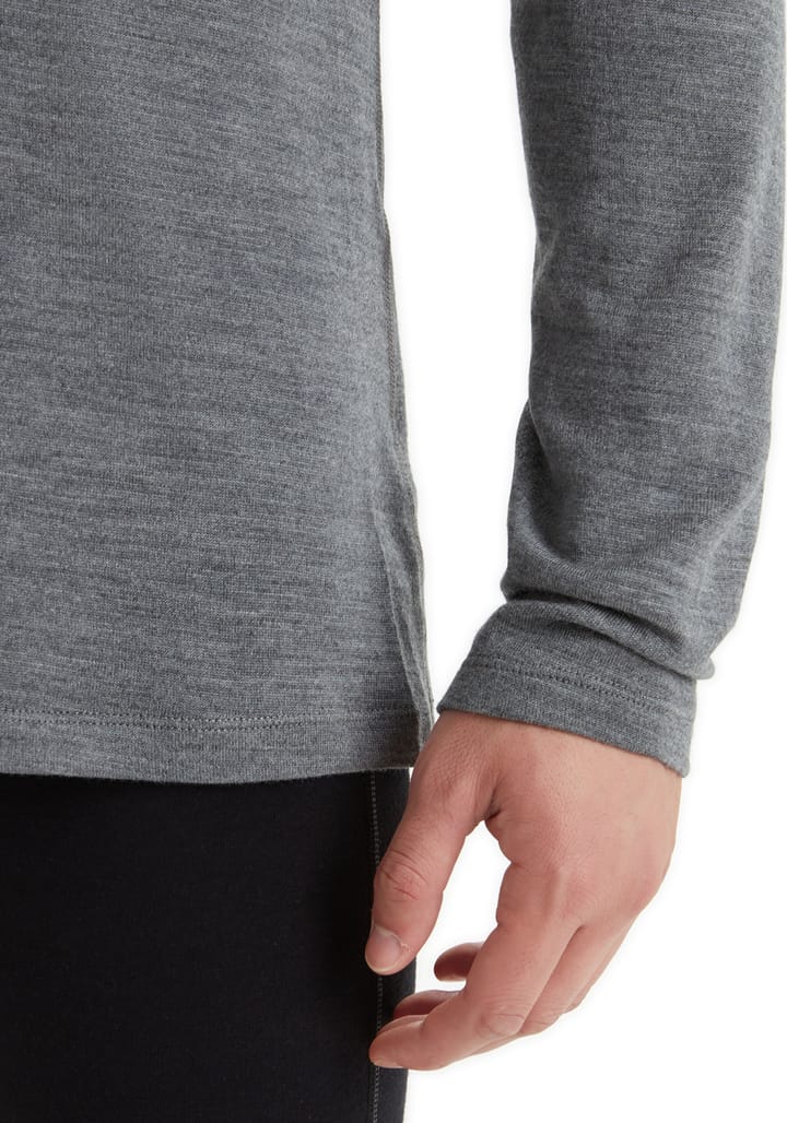 Icebreaker Men's 260 Tech Longsleeve Half Zip Gritstone Heather Icebreaker
